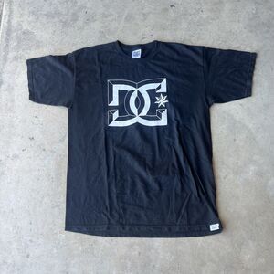 Vintage DC Shoes Shirt Adult L Black Rob Dyrdek Skater Grunge surf Y2K